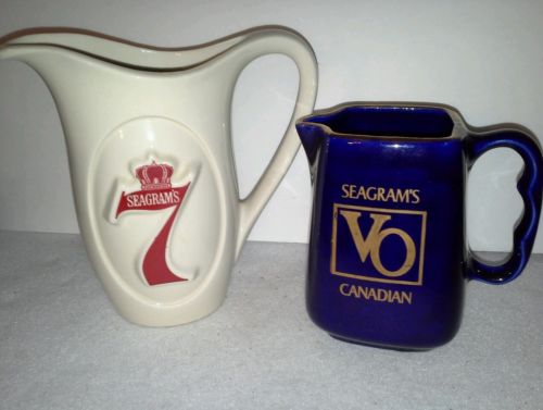 Seagram's 7 and Seagram's VO Canadian Decorative Ceramic Pictures