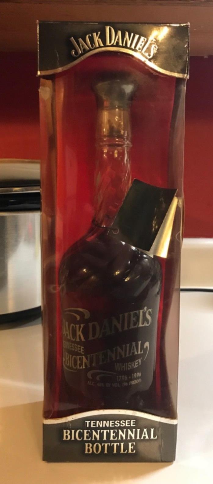 Jack Daniels Tennessee Whiskey Bicentennial Bottle Decanter - Never Opened