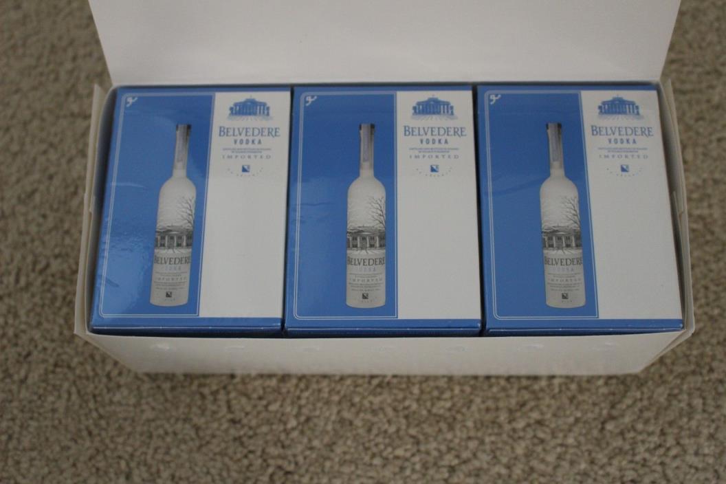 Belvedere Vodka Playing Cards New in Wrapper Unopened ***11 PACKS***