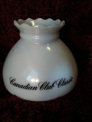 Scarce CANADIAN CLUB CLASSIC WHISKEY Whisky Hurricane GWTW Lamp Globe
