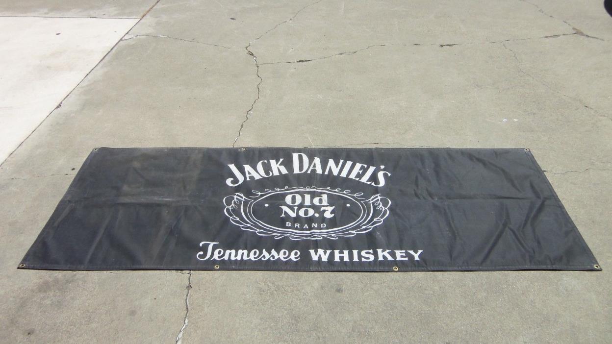 1995 Jack Daniels Canvas Banner 3' Foot x 7' Foot 94