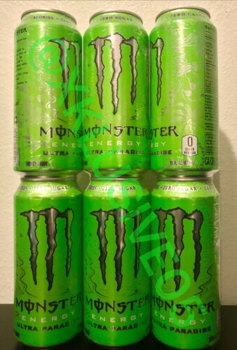 NEW! Monster Energy Drink ULTRA PARADISE 6 Full Cans