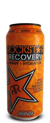 Rockstar Recovery Hydration Orange Energy Drink, 16 Ounce 16 Cans