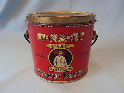 VINTAGE FI-NA-ST PEANUT BUTTER TIN