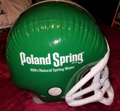 Poland spring water advertisement blow up football helmet display