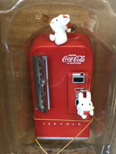 Vintage 1989 Coca-Cola The Pause That Refreshes Christmas Ornament Enesco Coke