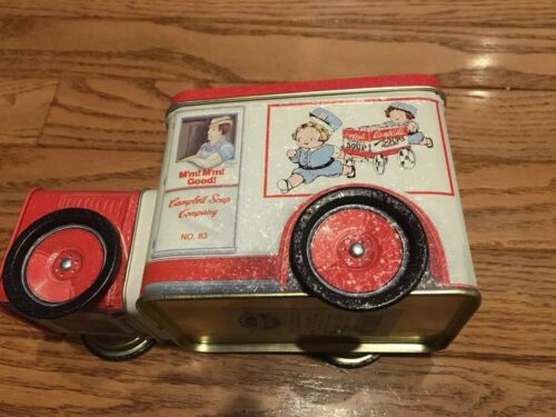 Vintage Campbell's Soup Company Truck Tin With Lid No.83