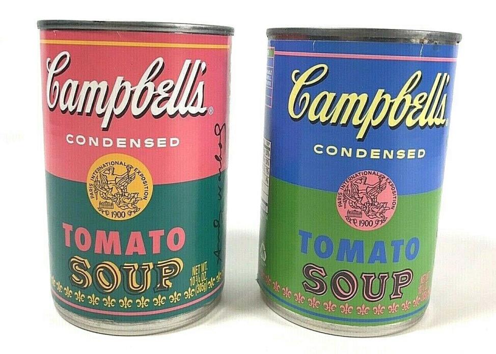 Andy Warhol Campbell's Tomato Soup Cans 2012 Limited Edition 2 Cans Unopened