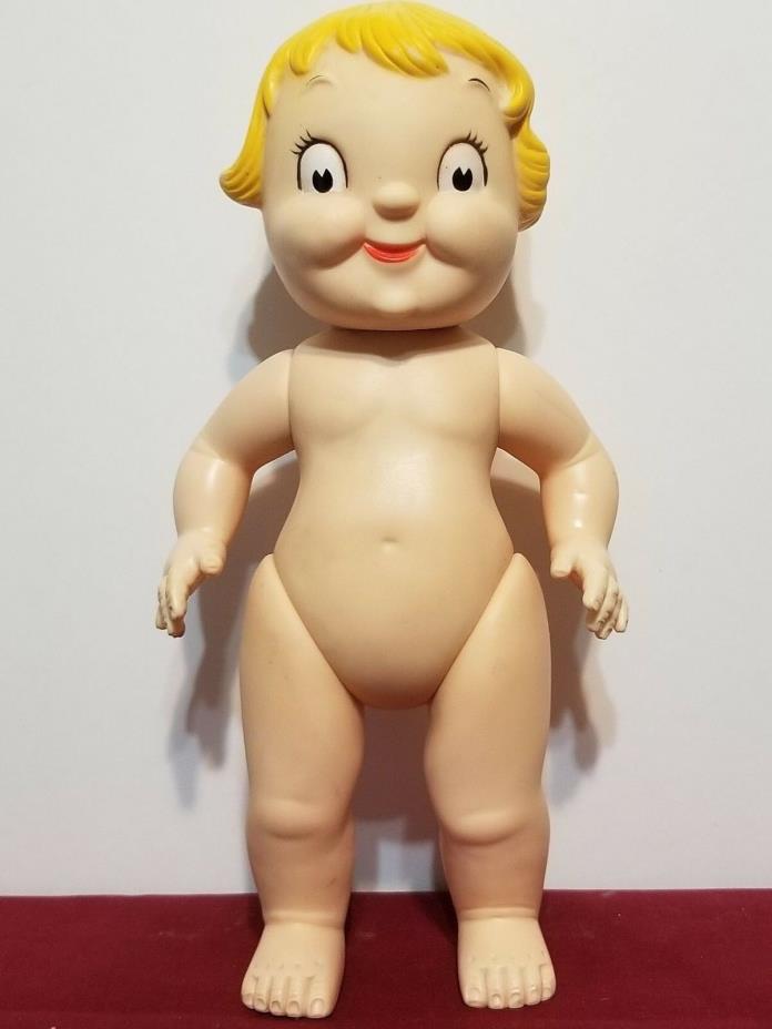 CAMPBELL'S SOUP KID VINTAGE 1960's Soft Rubber VInyl GIRL Doll 10