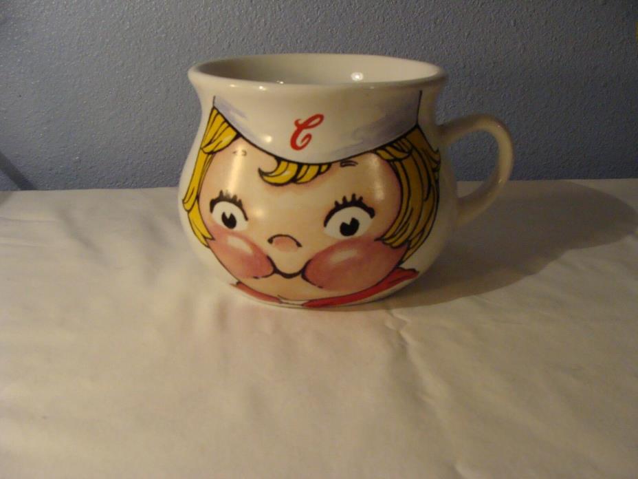 Campbells Soup Mug Bowl Vintage 1998 Oversize HH Collectibles double sided face