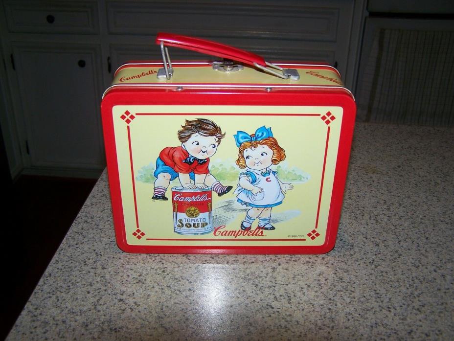 Campbells Soup Metal Lunch Box, 1998, New