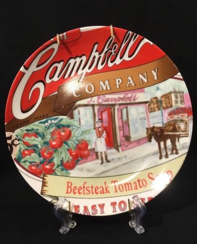 Campbells 2003 Heritage Collection, Beefsteak Tomato Vintage Soup Label 8” Plate