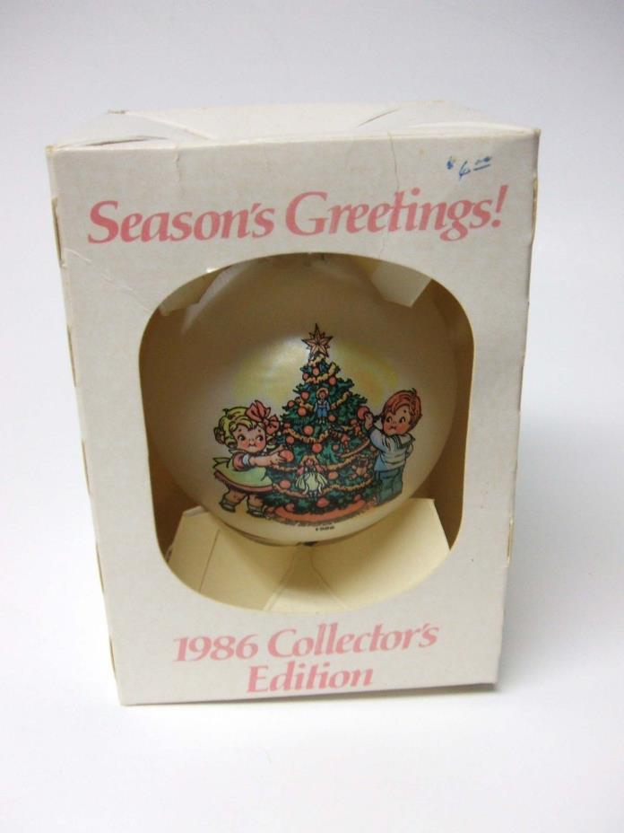 Christmas Ornament 1986 Campbell Kids Collector's Edition