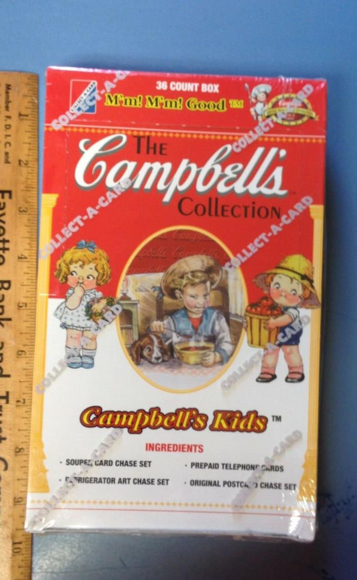 1995 The Campbell's Collection Campbell's Kids Trading Cards Sealed Wax Box