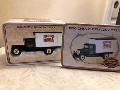 CAMPBELL'S 125 YEARS 1930 CHEVY DELIVERY TRUCK DIE CAST METAL RUBBER TIRES 1/43