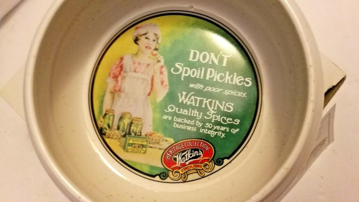 1992 WATKINS SOUP BOWL Mug #1 Heritage Collection Four to Choose From
