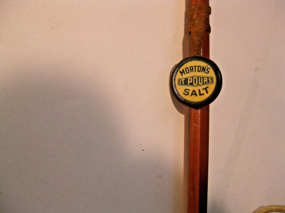 Vintage pencil with a pocket clip advertisement for Morton Salt