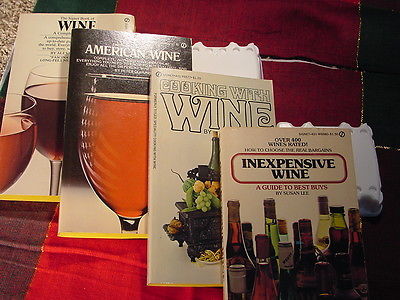 4 Wine  Book s Vintage 1971 Thru  1975