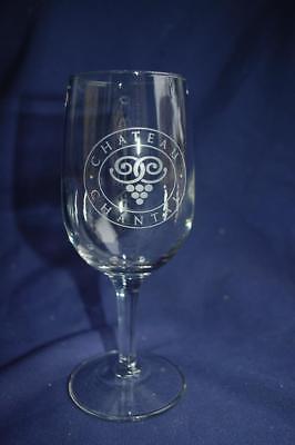 Chateau Chantal Wine Glass Clean Logo Design Traverse City Michigan Winery