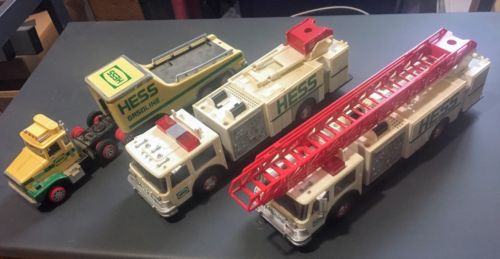 hess toy truck lot 3 Trucks 1988 1989 no boxes Parts