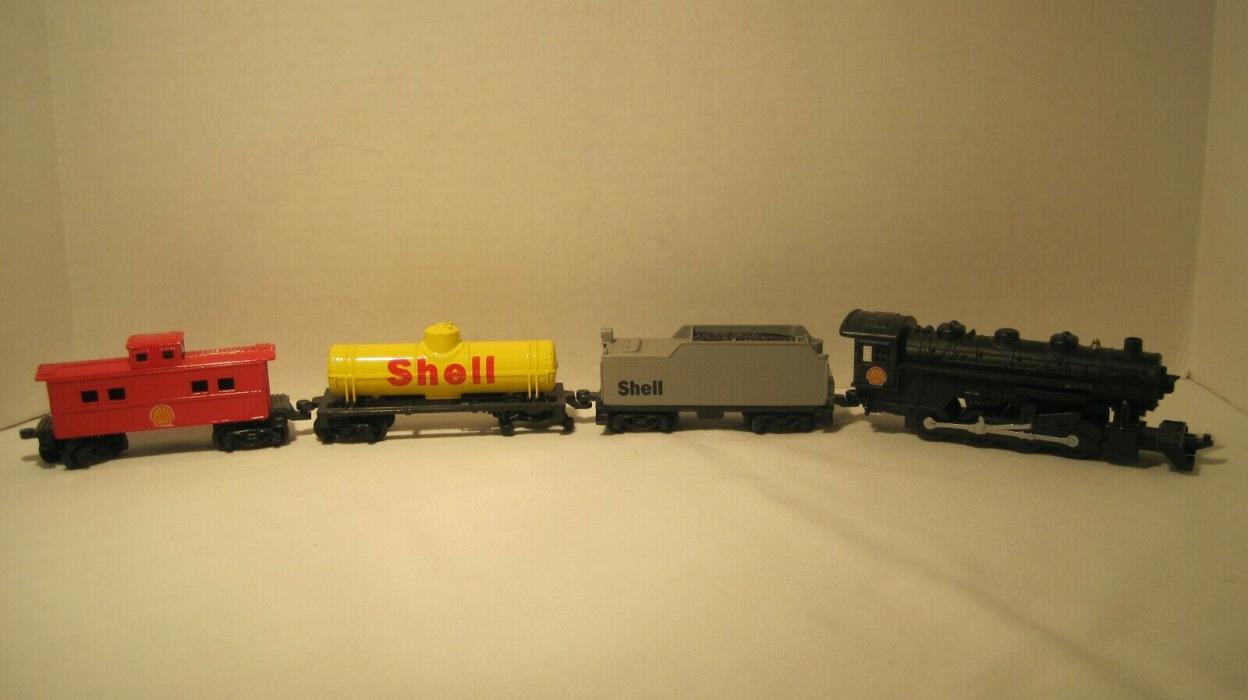 SHELL OIL CO. HO SCALE DIE CAST TRAIN SET BY FLETCHER-BARNHARDT & WHITE INC.