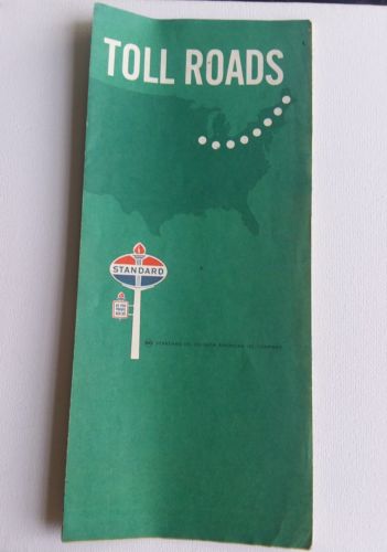 Collectible 1967 Standard Oil Toll Roads Vintage Road Map Oddities Unusual