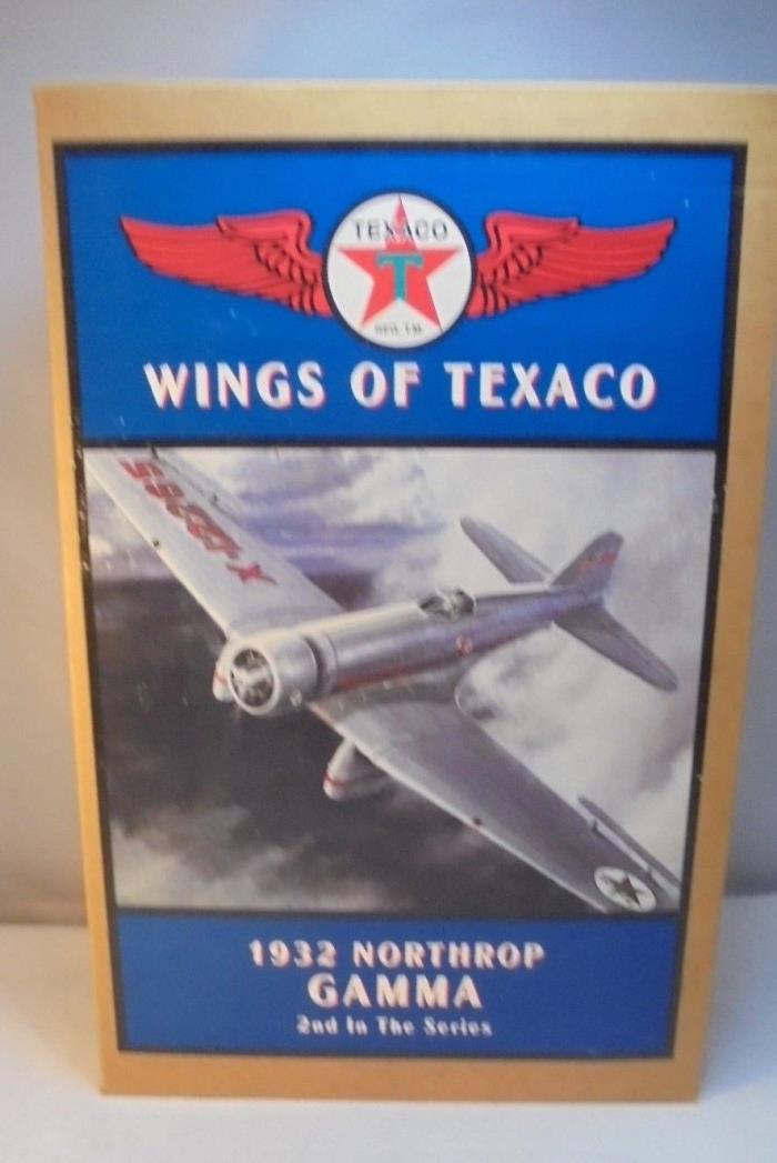 Ertle Wings of Texaco 1932 Northrop GAMMA airplane die-cast metal coin bank