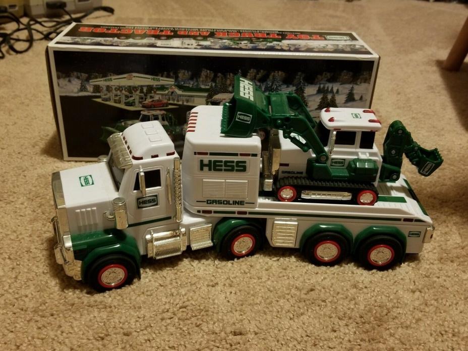 2013 HESS TOY TRUCK and TRACTOR In Original Box