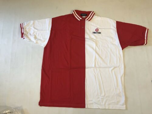 Vintage Texaco Polo Shirt XXL Colorblock Short Sleeve Memorabilia USA