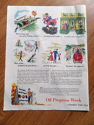 1950 Oil Progress Week Ad