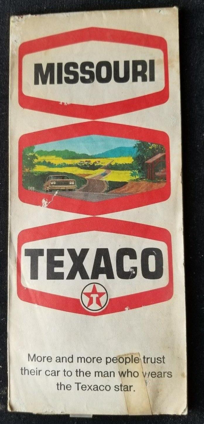 1970 Texaco Missouri road map
