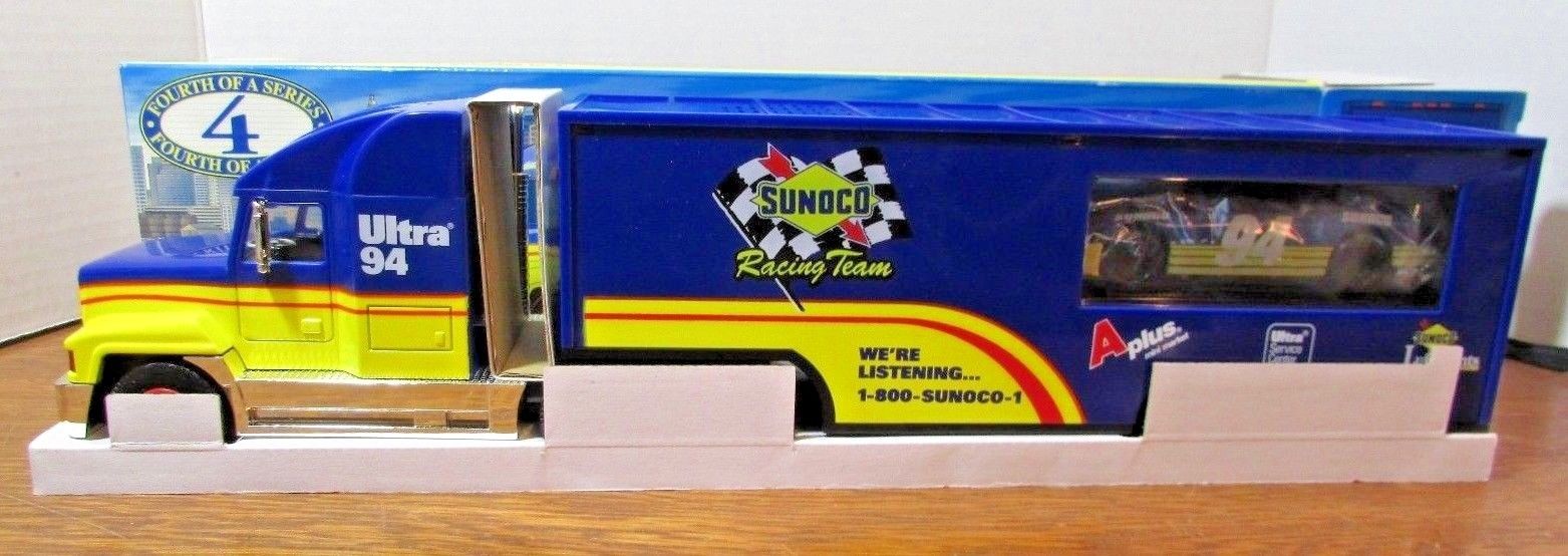 sunoco toy race car carrier Truck Series fourth of a series 1997 1:43 scale