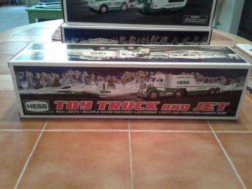 HESS TOY TRUCK AND JET 2010  NEW IN THE ORIGINAL BOX