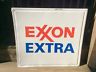 EXXON EXTRA GAS STATION METAL SIGN GASOLINE ADVERTISING