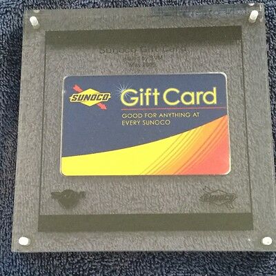 SUNOCO Acrylic Collectible Paper Weight Issued by Stored Value May 2005 Card $0