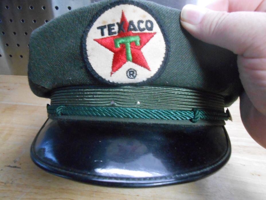 1940's Antique Texaco Gas Station Attendants Hat - Excellent