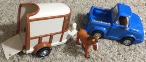 Chevron Collectibles Pete Pickup Truck And Horace N Trailer Horse Trailer