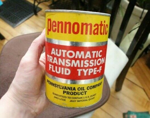 Vintage Pennomatic Oil 1 Quart Oil Can ATF Pennsylvania Oil Co Minnesota MN