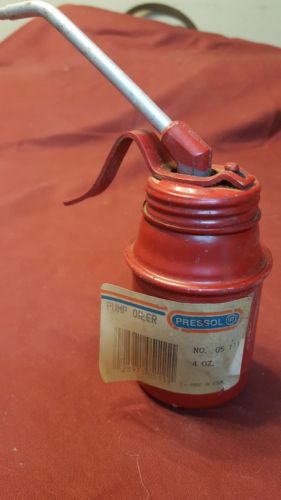 Vintage Prescol Oil Can Hand Pumper Oiling Can