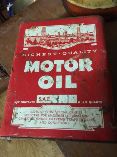 Highest Quality Motor Oil Metal Empty 2 Gal Can