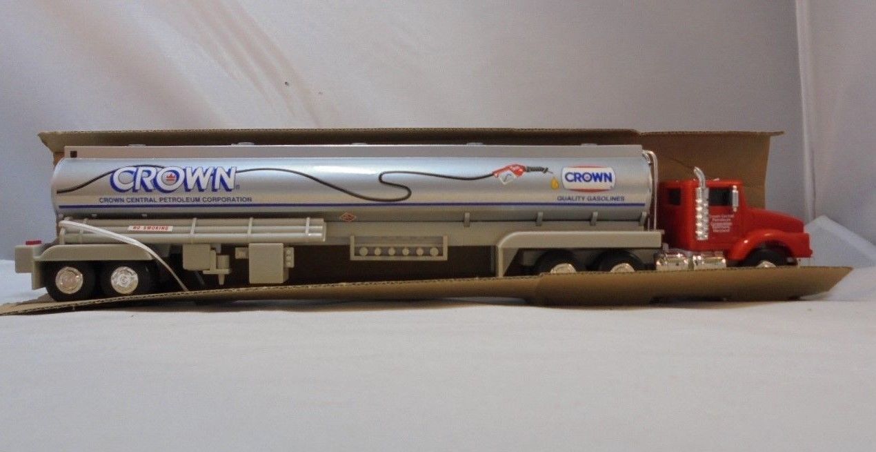 1994 Crown Quality Gasolines Toy Scale Model Tanker Truck  MIB