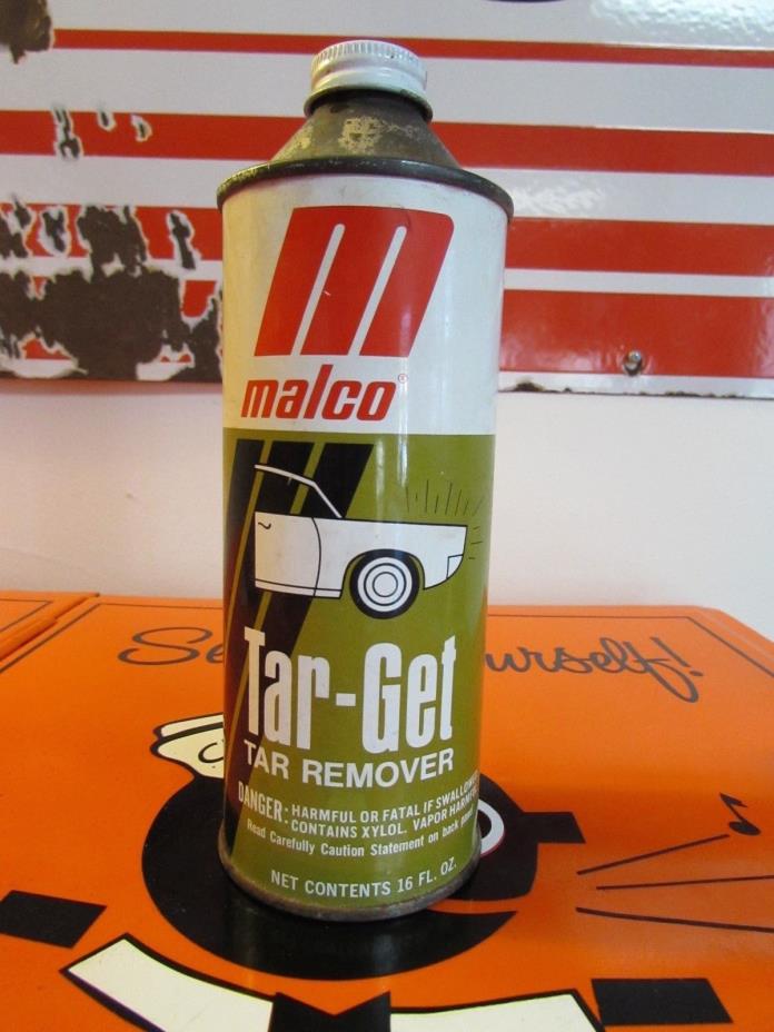 Vintage Malco Tar Remover Can * 16 oz.