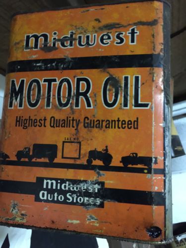 Midwest Motor Oil 2 Gal Metal Can