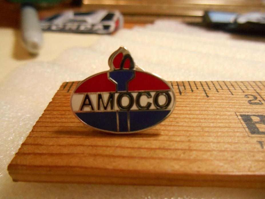 AMOCO  Gas & Oil Torch Logo Lapel Pin
