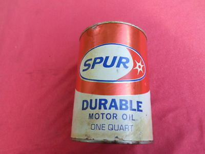 Vintage SPUR Durable Motor Oil - 1 quart can (Murphy Oil Corporation) SAE 10 (D)