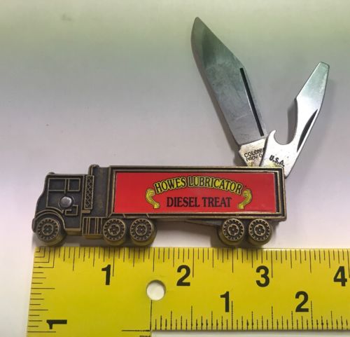 Howes Lubricator Diesel Treat Millenniu Anniversary folding knife