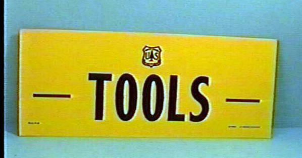 Old Forest Service  Sign TOOLS