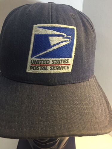 Vintage USPS Post Office US Mail Trucker Baseball Hat Cap Ball