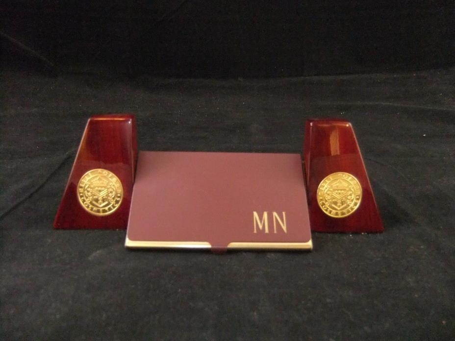 Merle Norman Cosmetics Business Card Holder Advertising