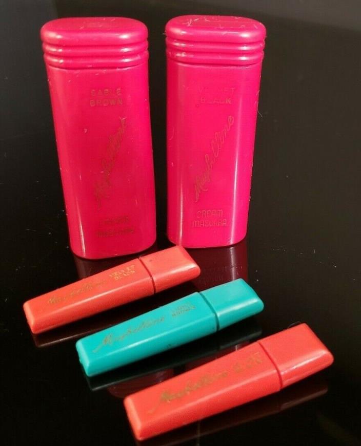 Maybelline Mascara And Eye Liner Boxes Vintage Empty Containers Advertising